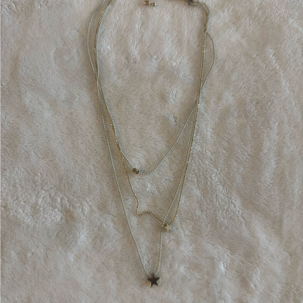 Gold Layered Star Necklace